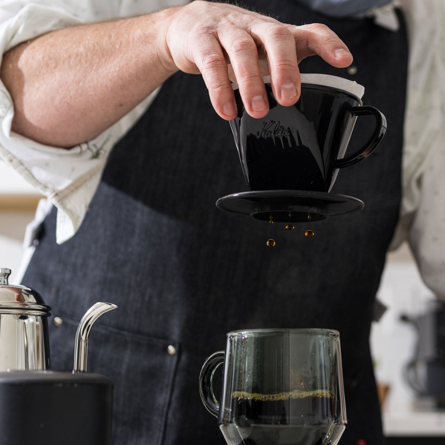 Kalita Style 102 Plastic Coffee Dripper - Black