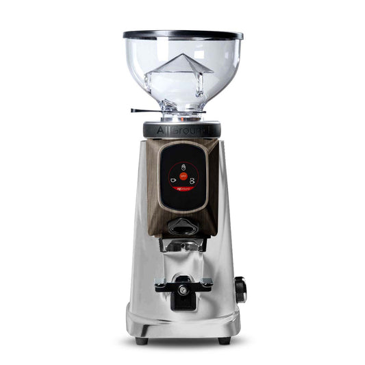 allground classic bright silver with dark oak grinder