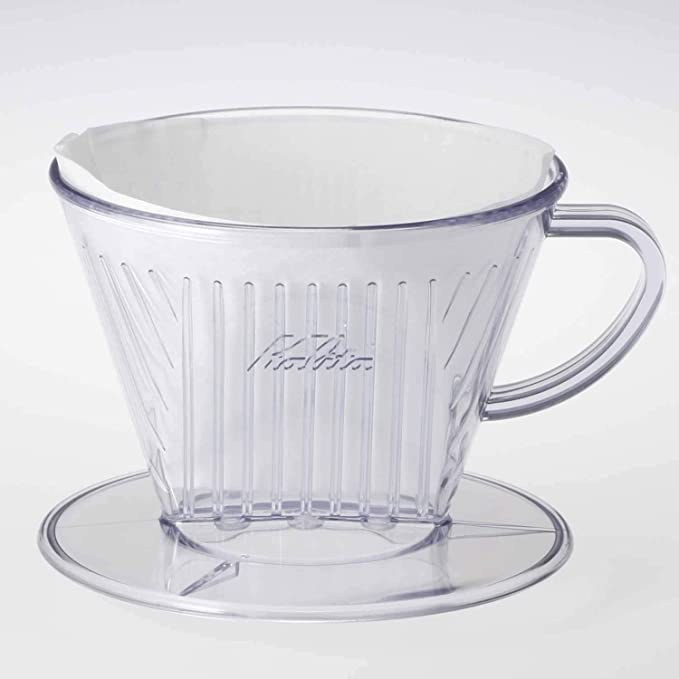 kalita style dripper clear plastic with 102 filter