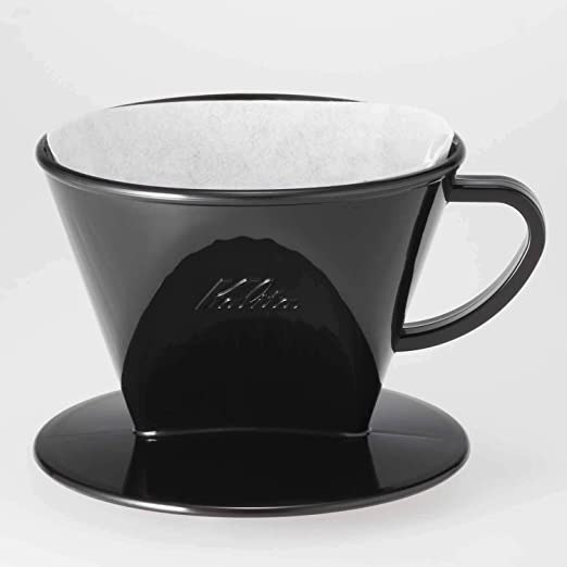 kalita plastic dripper 103 black with filter