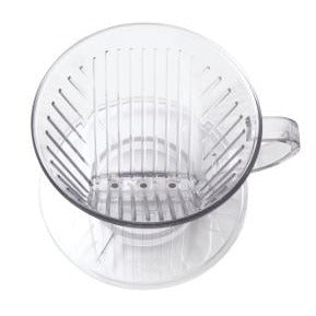 kalita clear plastic dripper 103 wide brim holes