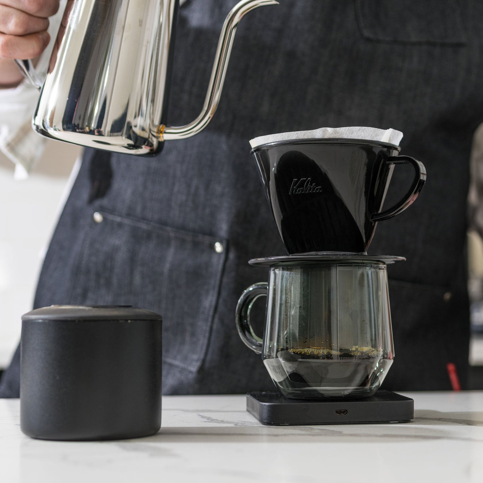 Kalita Style 102 Plastic Coffee Dripper Black Kalita USA