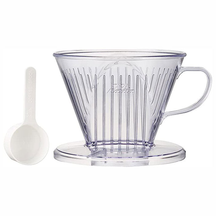 Kalita Style 103 Wide Brim Plastic Coffee Dripper - Clear